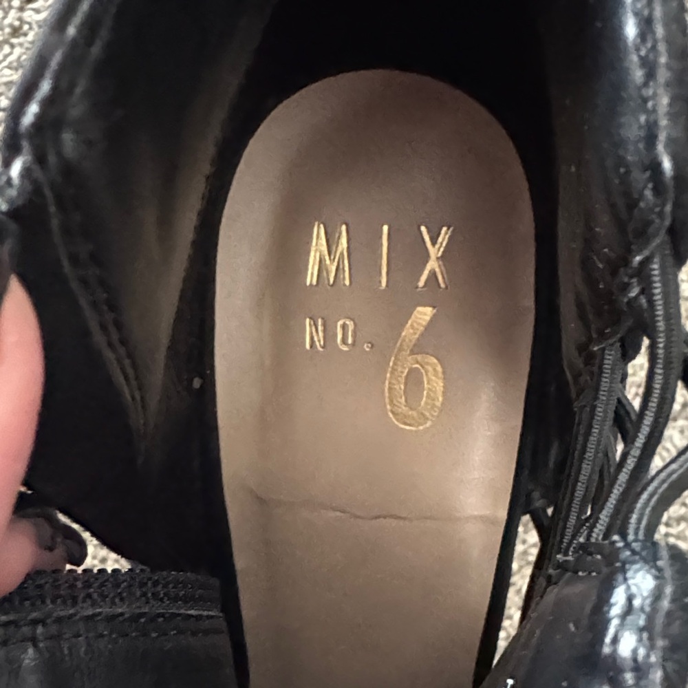 Mix No. 6 Stiletto High Heeled Suede Booties - Picture 2 of 8